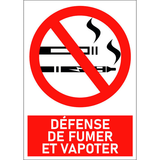Interdiction de fumer et Vapoter