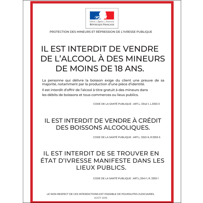 Affichage R glementaire Pour Vente D Alcool Emporter Affichage pro fr affichage-r-glementaire-pour-vente-d-alcool-emporter-affichage-pro-fr