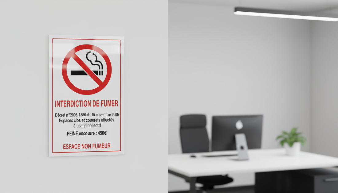 Affichage interdiction de fumer : obligatoire en entreprise