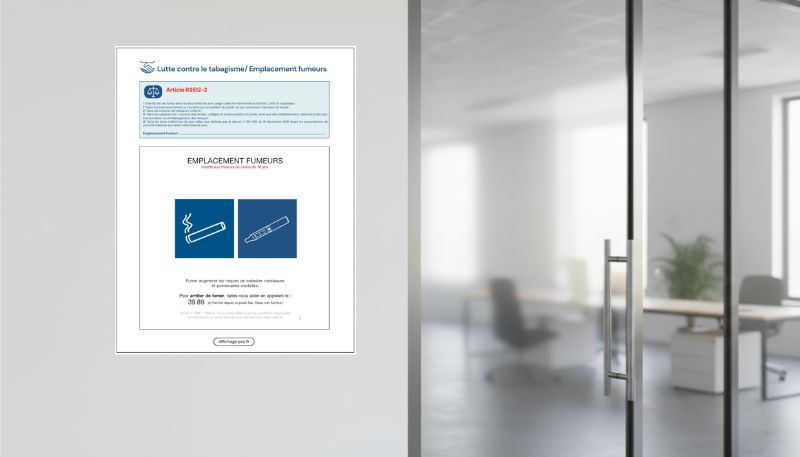 Affichage obligatoire : l'espace fumeur que personne ne respecte