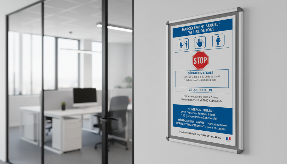 Affichage obligatoire harcèlement sexuel