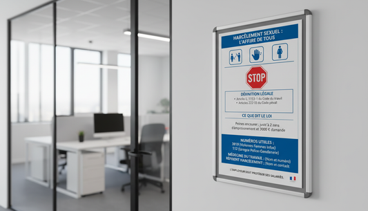 Affichage obligatoire harcèlement sexuel