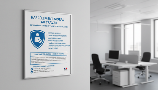 Affichage obligatoire harcèlement moral en entreprise