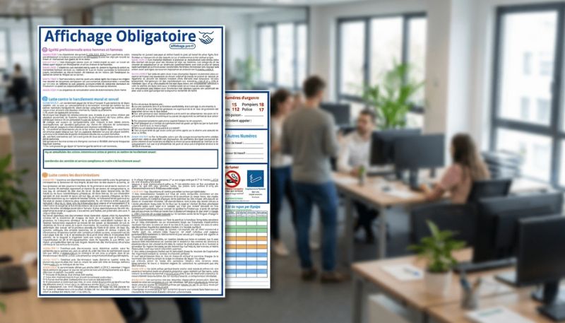 Affichage obligatoire : les infos Inspection du Travail à ne pas oublier !