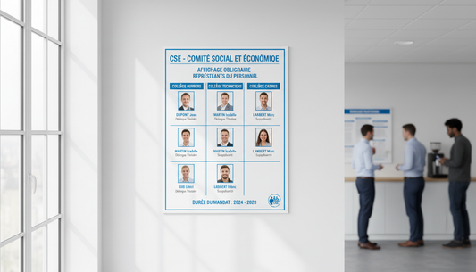 Affichage obligatoire du CSE : ce que tout employeur doit savoir