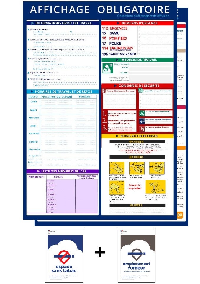 Kit Complet d'Affichage obligatoire 2026