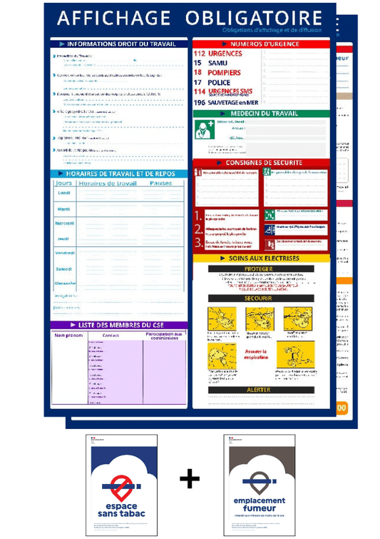 Kit Complet d'Affichage obligatoire 2026