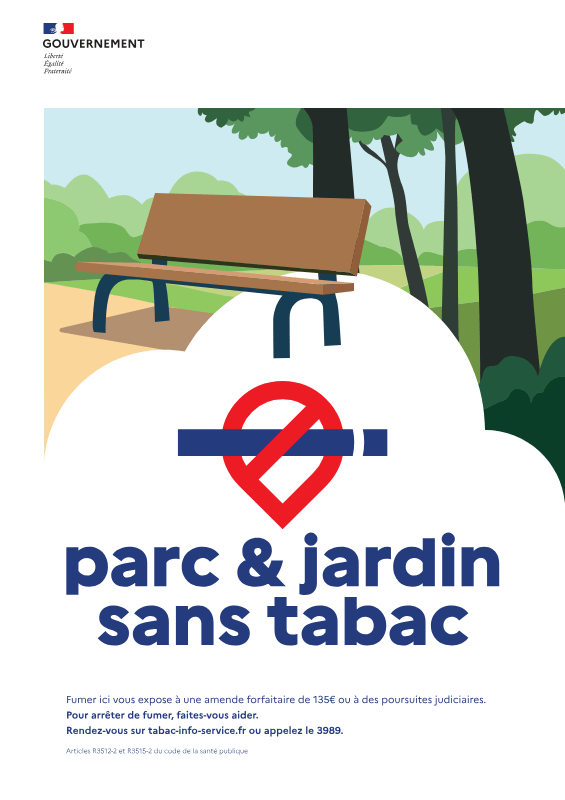 Parc & jardin sans tabac