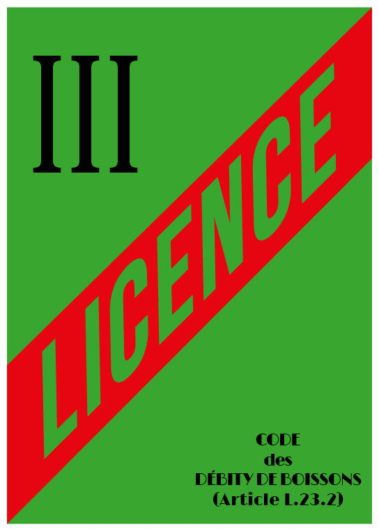 Licence  III - 3 Hérault / département 34