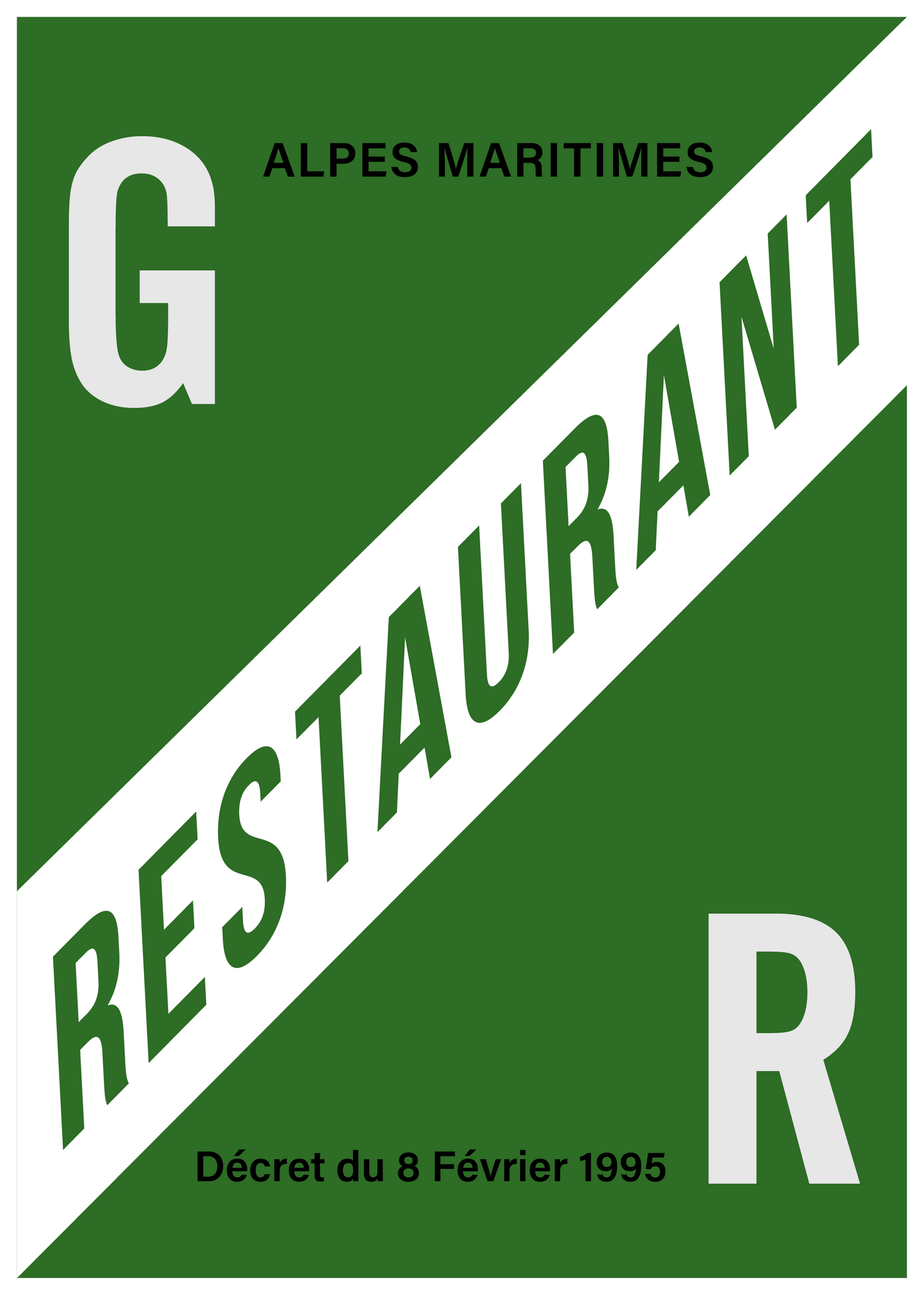 Licence  GR (Grande restauration) des Alpes maritimes / département 06