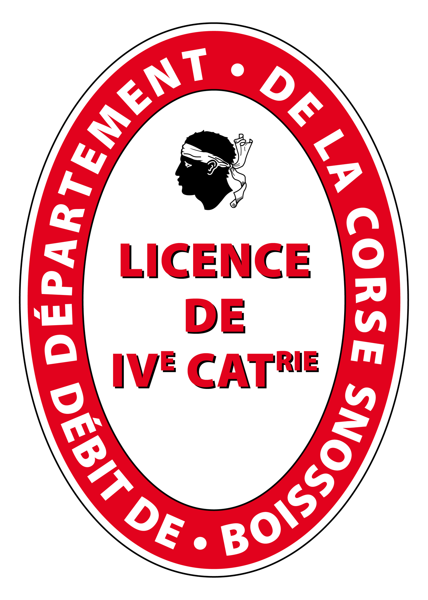 Licence  IV - 4 Corse/ département 34