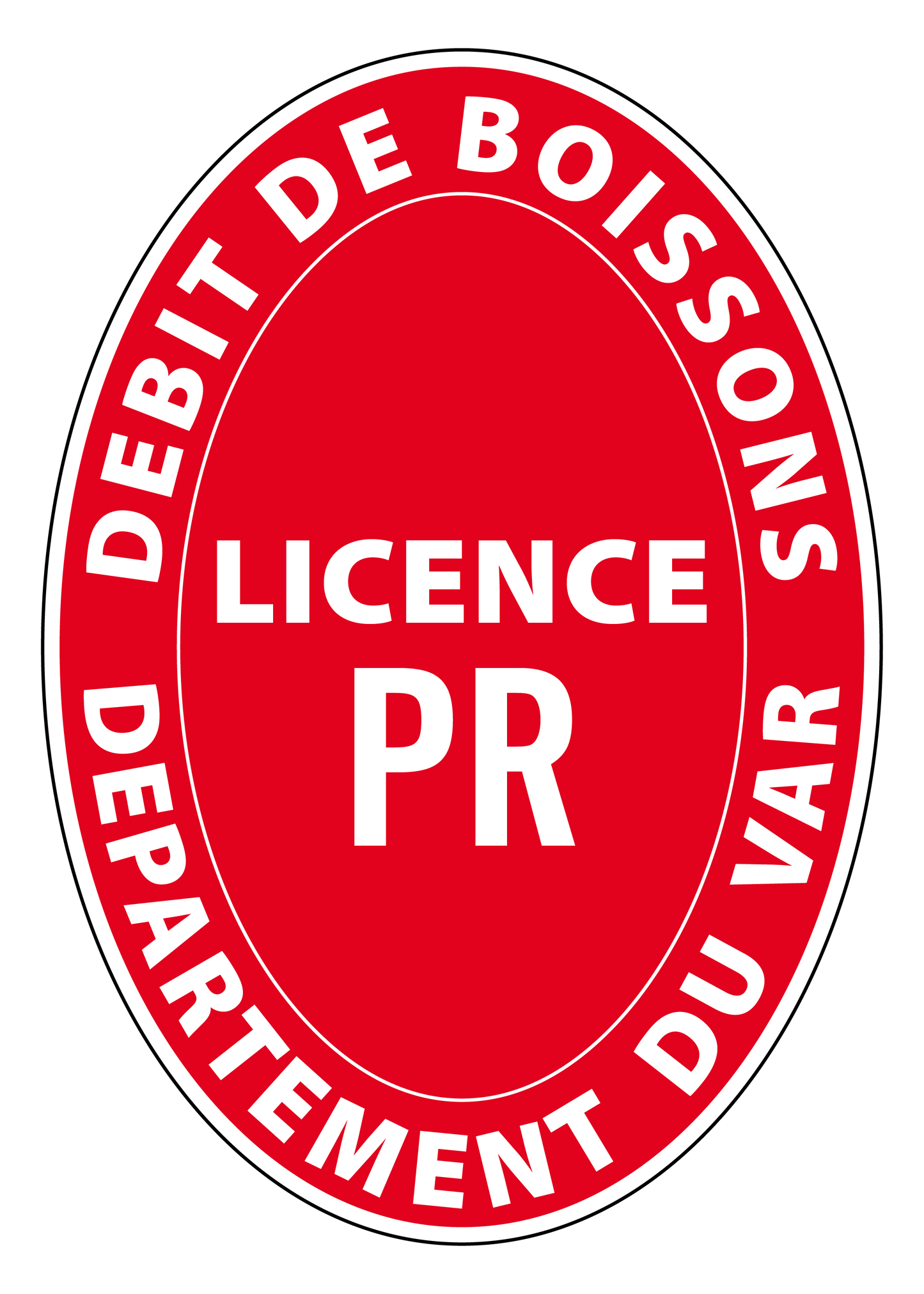 Licence  PR (Petite restauration) du Var / département 83