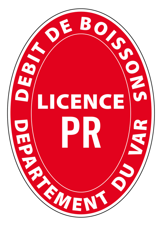 Licence  PR (Petite restauration) du Var / département 83